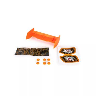 Funtek - Aileron buggy 1/10 plastique orange + stickers -  HT-501553 