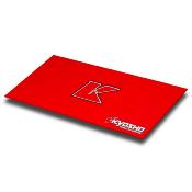 Kyosho - Tapis de Stand BIG K 2.0 PIT MAT - ROUGE (61X122CM) - 80823R 