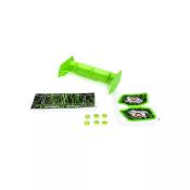 Funtek - Aileron buggy 1/10 plastique vert + stickers -  HT-501554